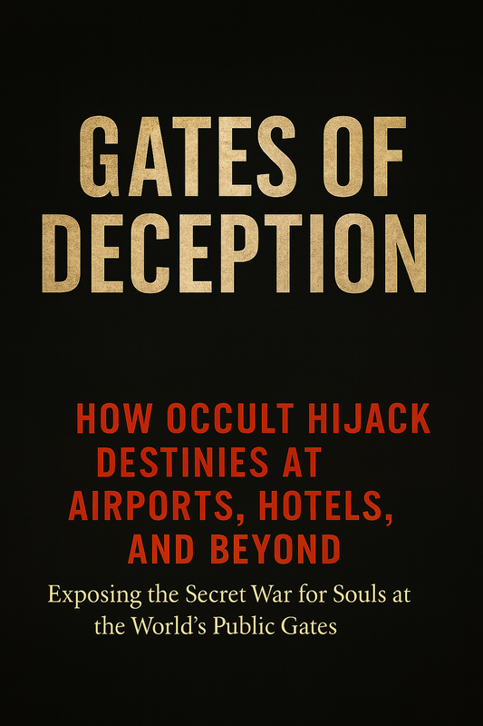 GATES OF DECEPTION: How The Occult Hijack Destinies at Airports, Hotels, Stadiums, and Beyond (PRE ORDER) Available Sept 15th