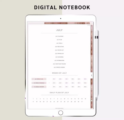 The Ultimate Digital Prayer Planner™ | 810+ Hyperlinked Pages, 50+ Templates & 10,000+ Quick-Access Buttons